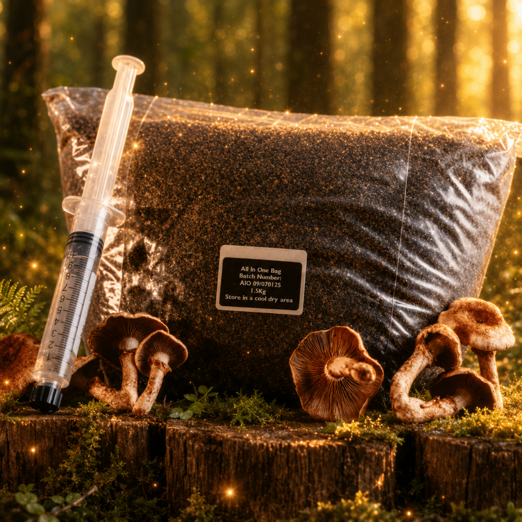 All in one mushroom beginner grow kit